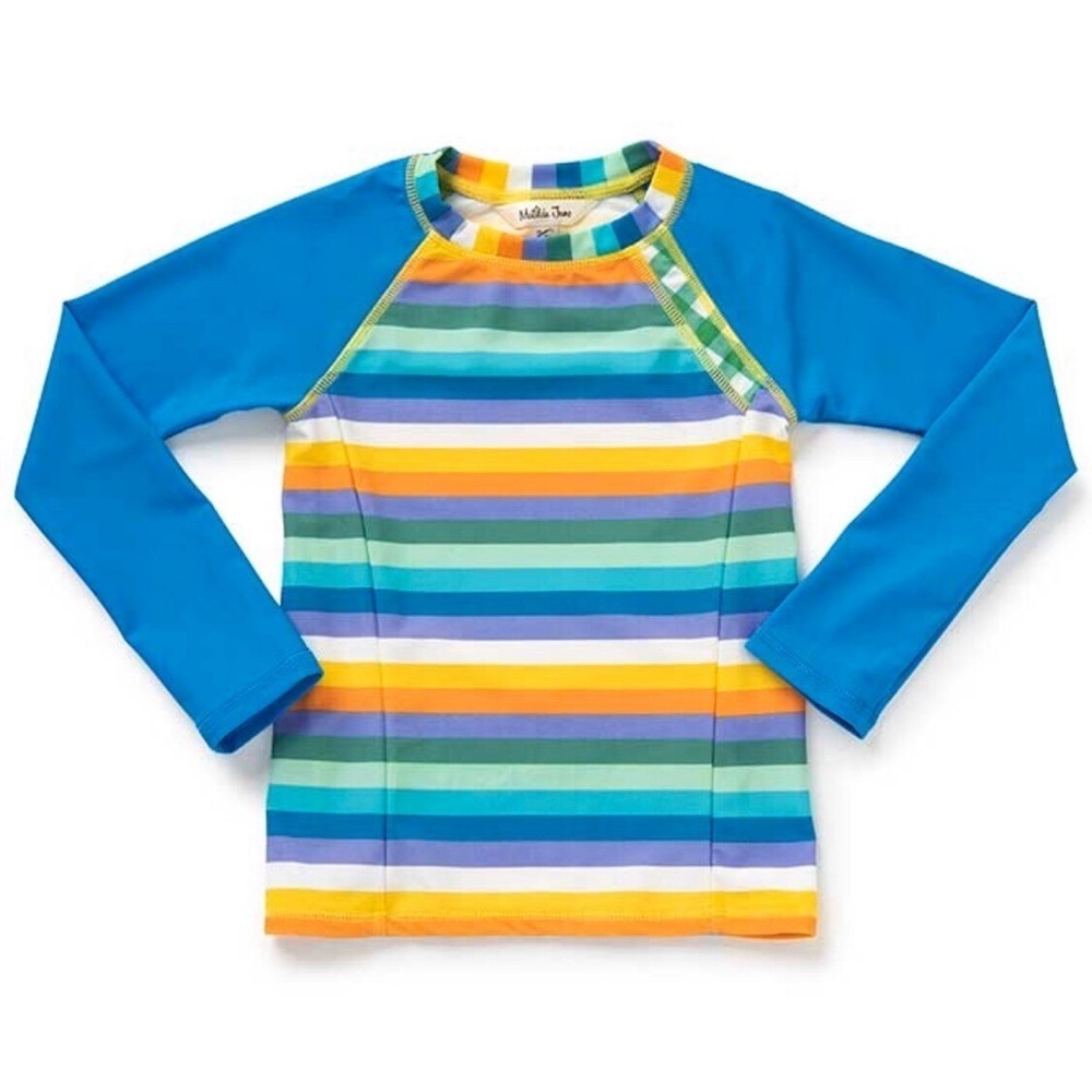 Matilda Jane Undercover Rashguard Size 4 Boys Girls Striped - Picture 2 of 8
